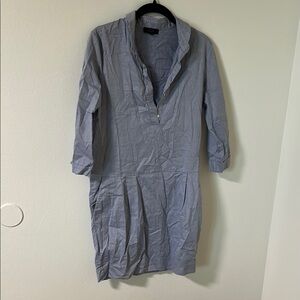 COS Button up drop waist dress